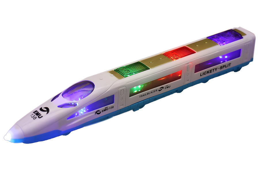 Bullet Train High Speed Colorful LED Light and Musical Sound Toy for Kids