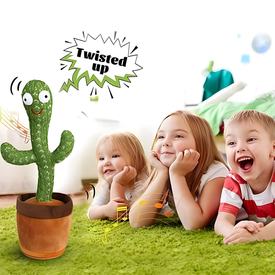 Dancing Talking Cactus Toy for Kids – Sings, Wiggles & Repeats What You Say