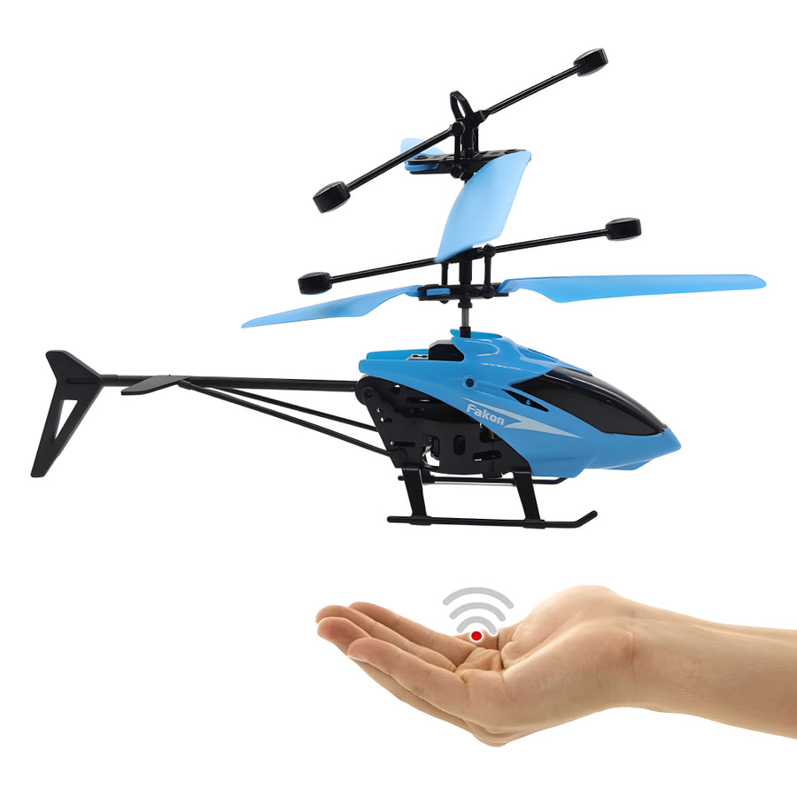 Exceed Helicopter Remote Control and Hand Sensor Charging Helicopter Toys with 3D Light Toys for Kids