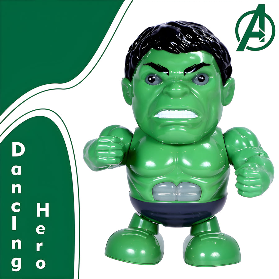 Dancing Hero Action Figure Toy – Musical & Light-Up Dancing Superhero-Inspired Toy for Kids