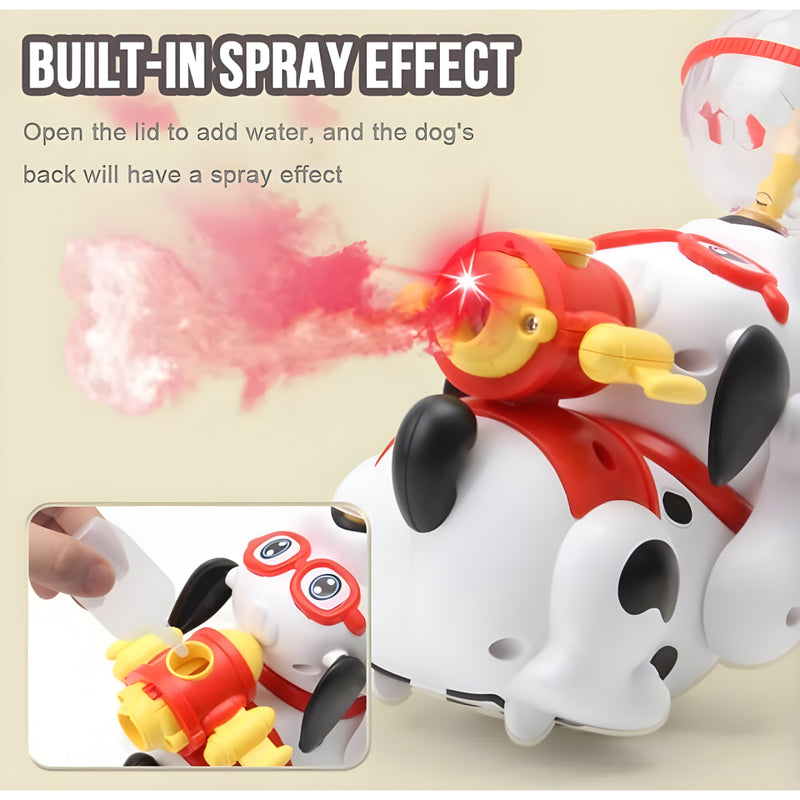 Musical Dancing Puppy Toy with Mist, Lights & 360° Rotation for Kids