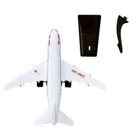Plastic Plane, Friction Powered Aeroplane, Unbreakable Big Size Airbus, Pull Along, Pull Back, Push and Go Crawling Toys for Boys and Girls
