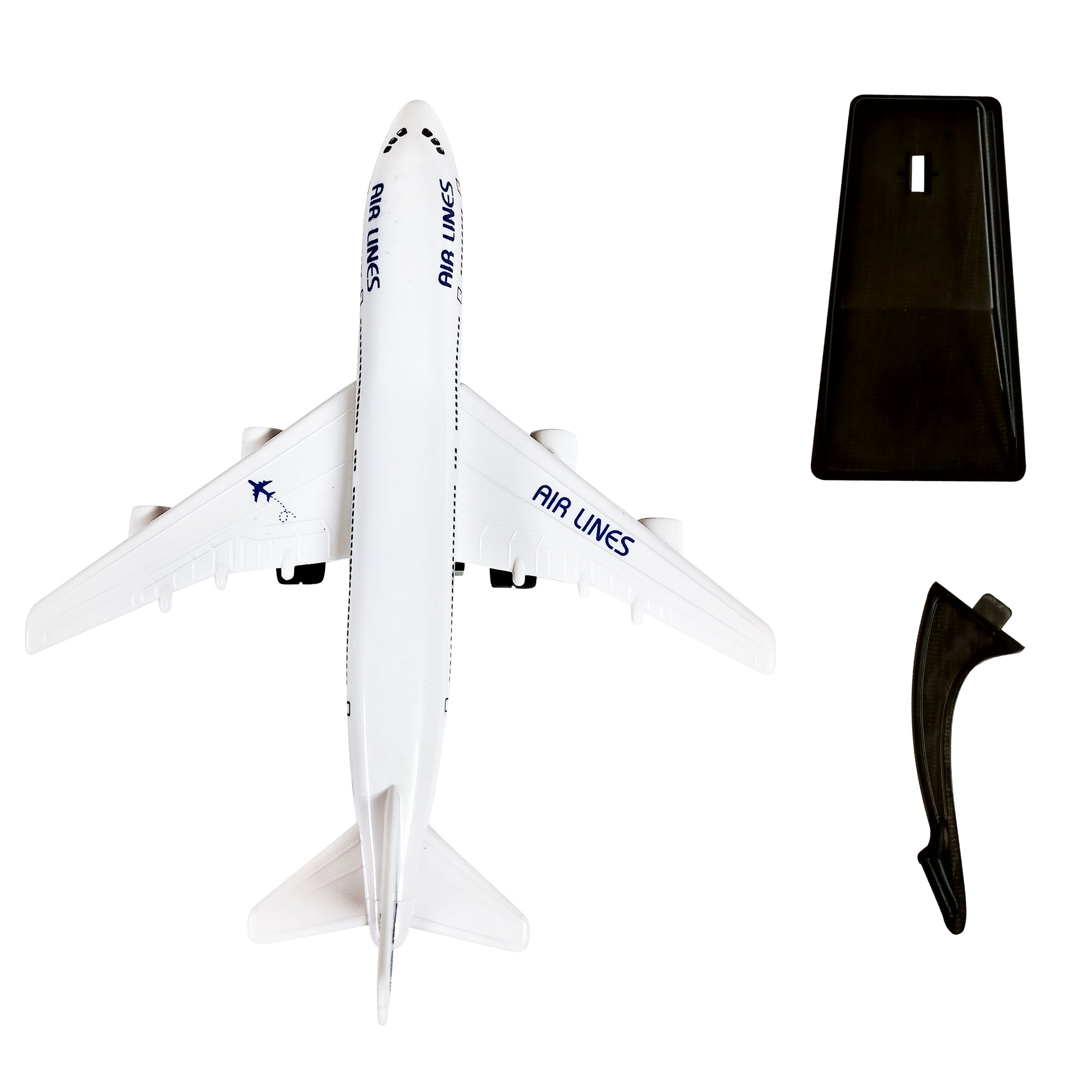 Plastic Plane, Friction Powered Aeroplane, Unbreakable Big Size Airbus, Pull Along, Pull Back, Push and Go Crawling Toys for Boys and Girls