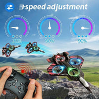 Keenbey RC Fighter Jet Plane for Kids & Adults – Remote Control Airplane with 360° Flip & LED Lights
