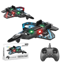 Keenbey RC Fighter Jet Plane for Kids & Adults – Remote Control Airplane with 360° Flip & LED Lights
