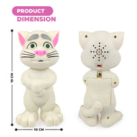 Intelligent Talking Tom Cat, Speaking Robot Cat Repeats What You Say, Touch Recording Rhymes and Songs, Musical Cat Toy for Kids
