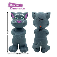 Intelligent Talking Tom Cat, Speaking Robot Cat Repeats What You Say, Touch Recording Rhymes and Songs, Musical Cat Toy for Kids
