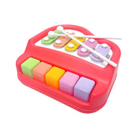 2-in-1 Xylophone &amp; Piano Musical Toy for Kids – Colorful Keys, Mallets &amp; Crisp Tones | Safe Musical Development Toy for Ages 1+
