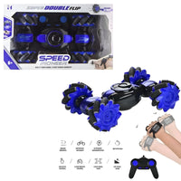 Stunt Car Twisting Drift Gesture Sensor Watch Control Toy Cars Flips with Lights Music
