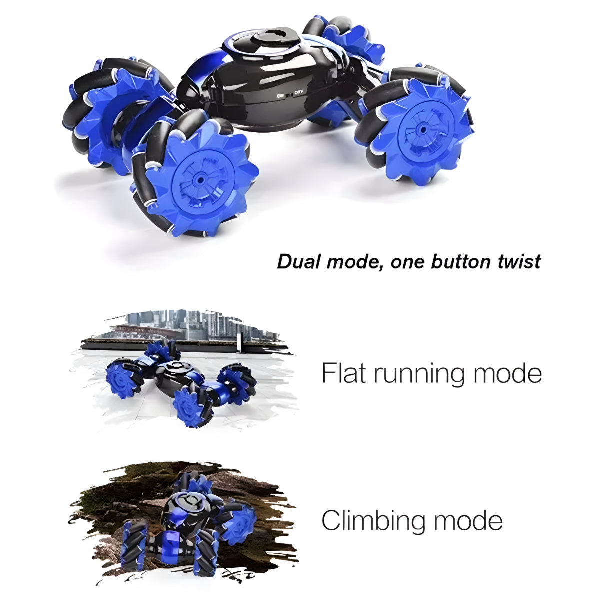 Stunt Car Twisting Drift Gesture Sensor Watch Control Toy Cars Flips with Lights Music