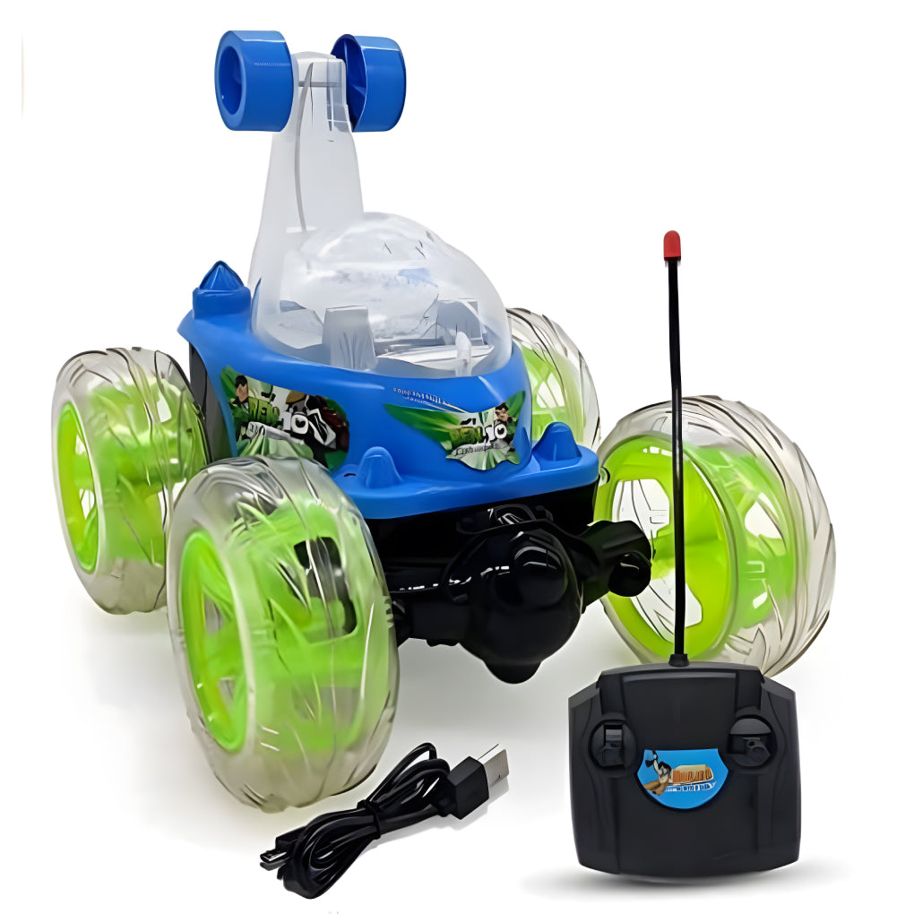 Remote Control 360 Degree Twisting Stunt Car Multicolors