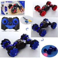 Stunt Car Twisting Drift Gesture Sensor Watch Control Toy Cars Flips with Lights Music
