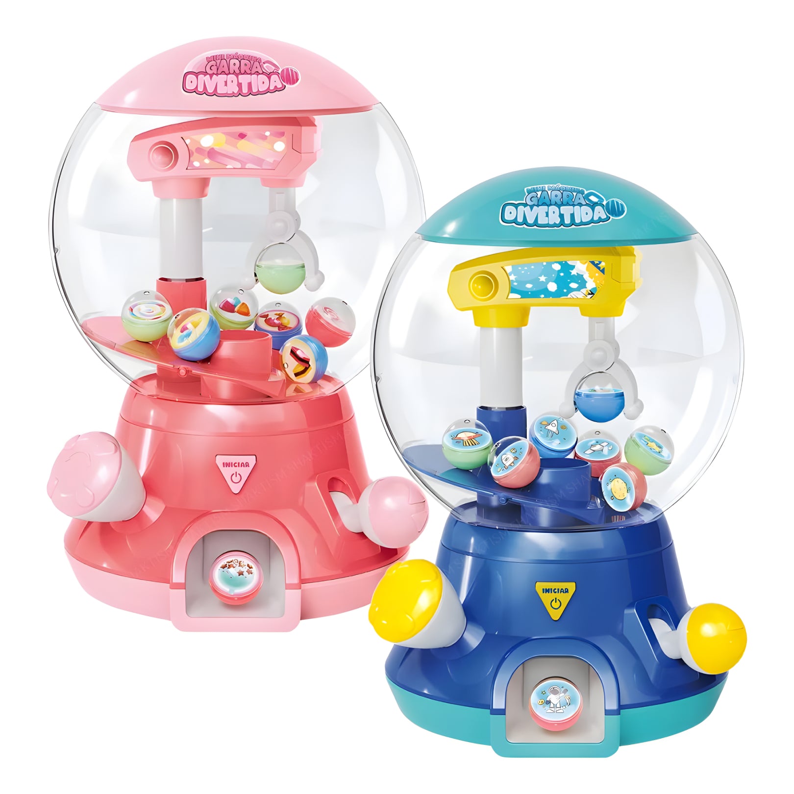 Mini Claw Machine Toy for Kids – Light & Sound Candy Grabber Game with Balls (Battery Operated, Ages 3+)