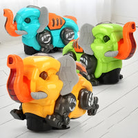 360° Rotating Mechanical Elephant Toy for Kids – Lights, Music & Universal Wheels (Ages 3+)
