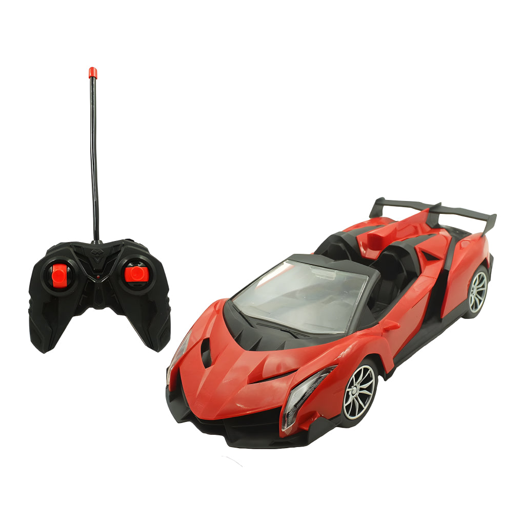 Emulation Remote Control Car 4 Channel High Speed Wireless Car with Led Light Toys Car for Kids, Children's, Boys