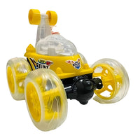 Remote Control Stunt Car 360° Rotating Rolling Radio Control Race Car with Lights and Music for Kids Girls Boys
