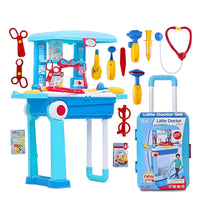 Doctor Role Play Toy Set with Convertible Trolley Suitcase & Medical Accessories – Pretend Play Kit for Kids
