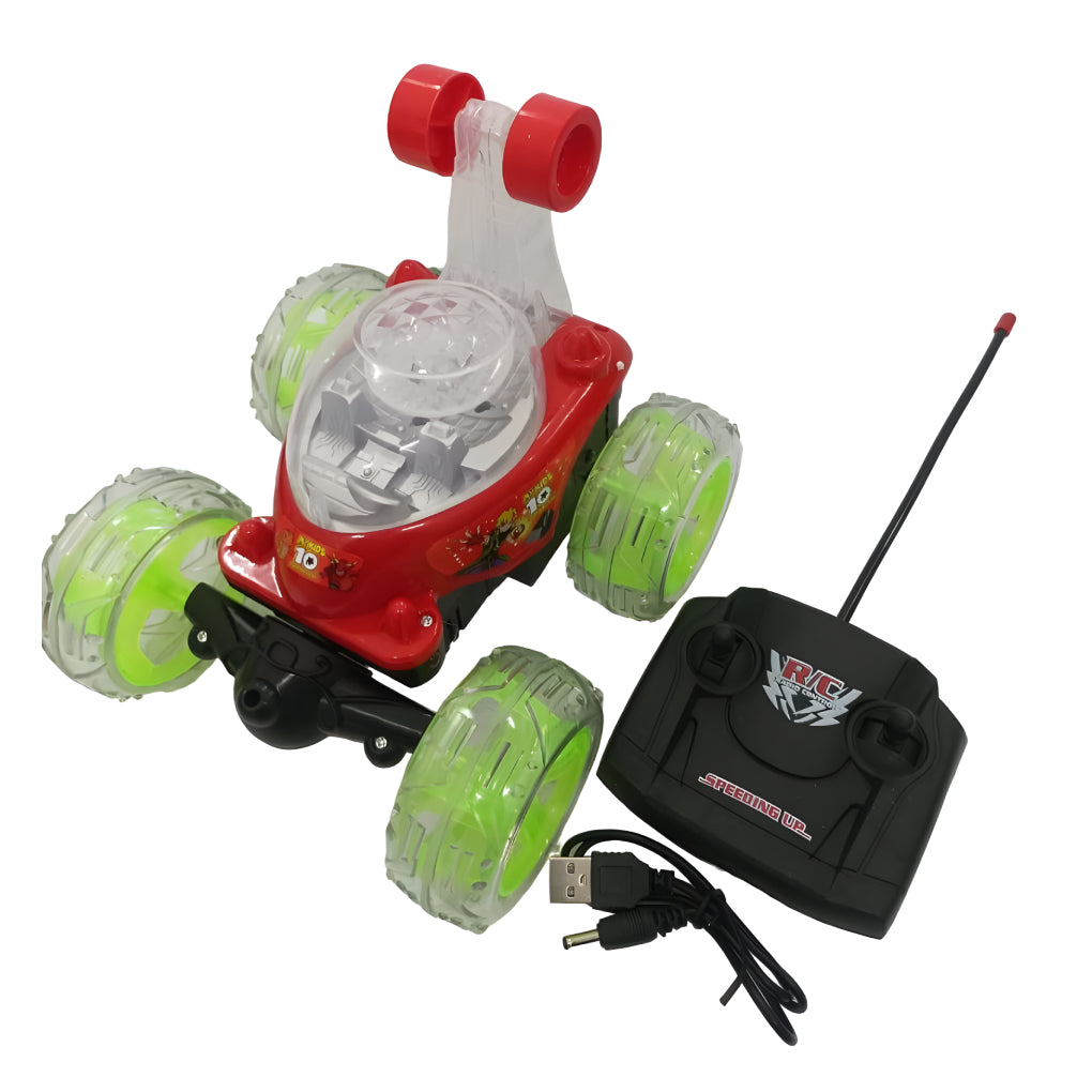 Remote Control 360 Degree Twisting Stunt Car Multicolors