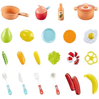 Kitchen Playset with Sound & Light – 26-Piece Mini Kitchen Set with Pretend Food, Chef Role Play & Accessories for Toddlers
