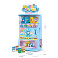 Interactive Vending Machine Toy for Kids – Lights, Sounds & Play Coins | Pretend Drink Dispenser with Beverage Cans
