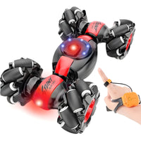 Stunt Car Twisting Drift Gesture Sensor Watch Control Toy Cars Flips with Lights Music
