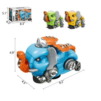 360° Rotating Mechanical Elephant Toy for Kids – Lights, Music & Universal Wheels (Ages 3+)
