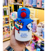 Crayon Shinchan Insulated Steel Bottle 600ml | Dual Mouth (Sipper & Spout) | SUS 316 | Hot & Cold with Strap
