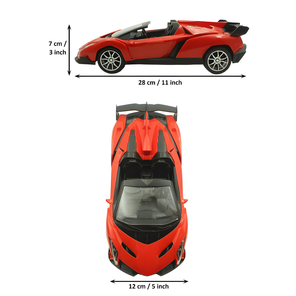 Emulation Remote Control Car 4 Channel High Speed Wireless Car with Led Light Toys Car for Kids, Children's, Boys