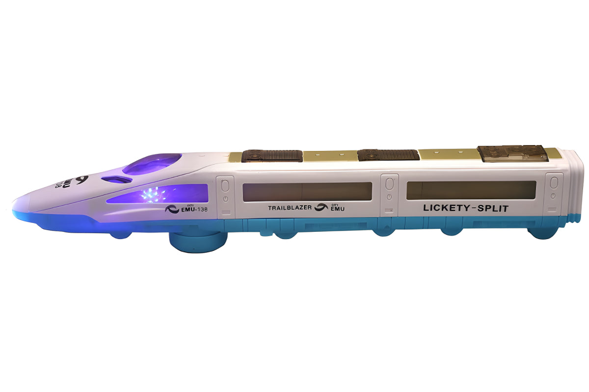 Bullet Train High Speed Colorful LED Light and Musical Sound Toy for Kids