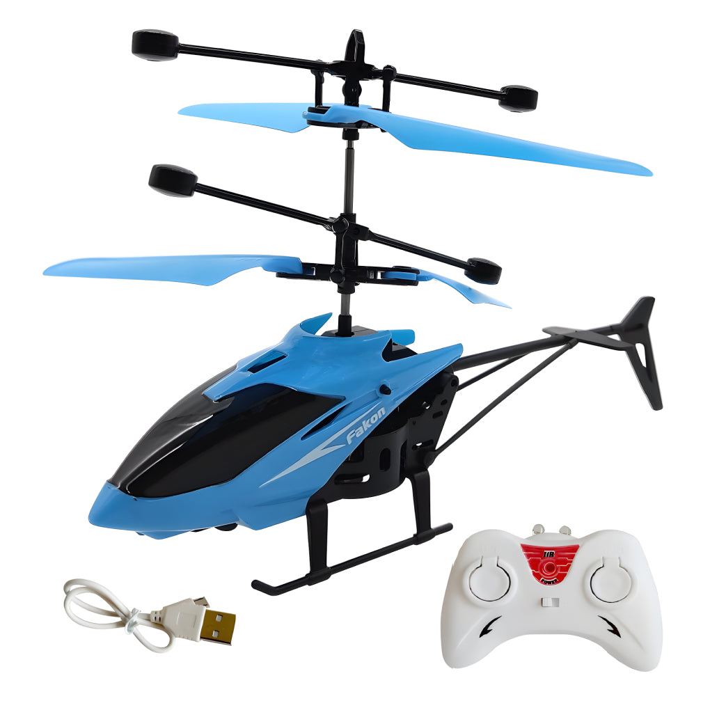 Exceed Helicopter Remote Control and Hand Sensor Charging Helicopter Toys with 3D Light Toys for Kids