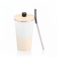Gradient Insulated Steel Tumbler | 600ml | Double Wall | Hot & Cold | Premium Design

