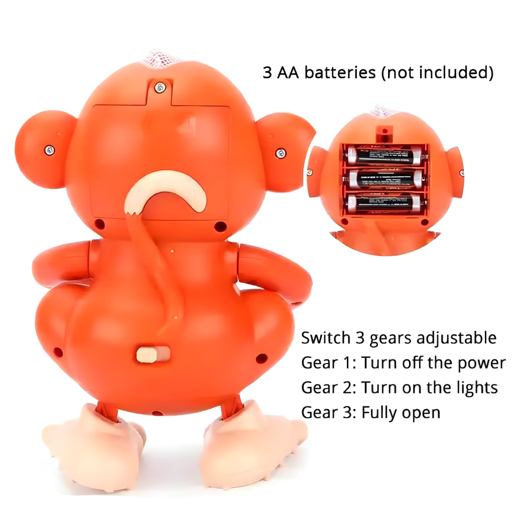 Hero Dancing Monkey Toy | Swinging and Dancing Musical Toy with Light and Music for Babies, Kids & Toddlers | Funny Cartoon Monkey for 1+ Years