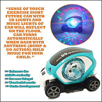 09 Future Musical &amp; Flashing Light Stunt Car Toy – 360° Rotating Action, Lights and Music
