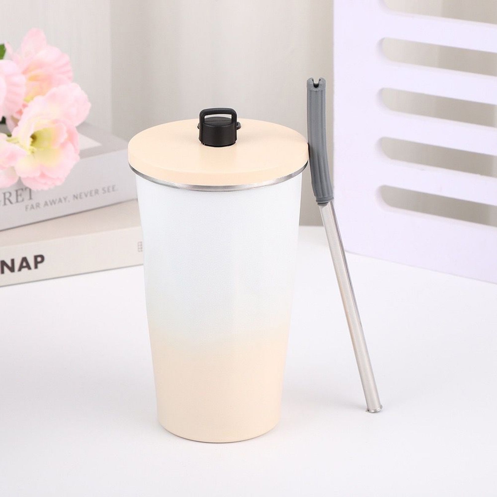 Gradient Insulated Steel Tumbler | 600ml | Double Wall | Hot & Cold | Premium Design