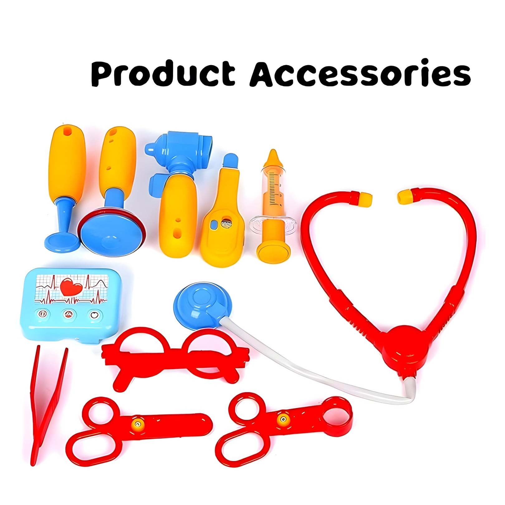 Doctor Role Play Toy Set with Convertible Trolley Suitcase & Medical Accessories – Pretend Play Kit for Kids