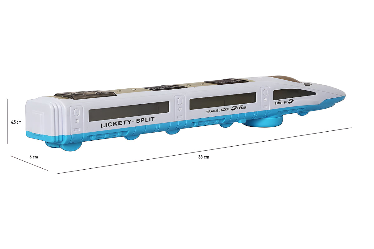 Bullet Train High Speed Colorful LED Light and Musical Sound Toy for Kids