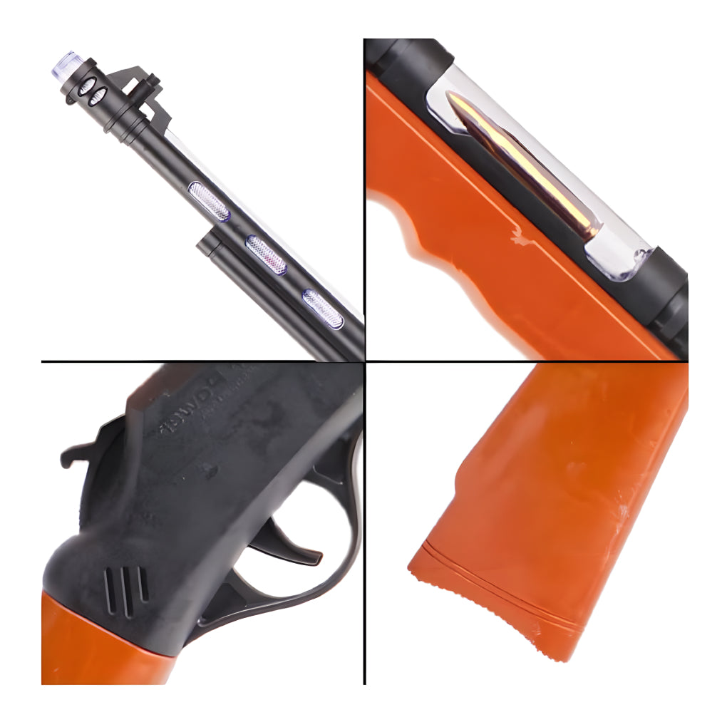 AK-818 Machine Gun Toy for Kids – With LED Lights, Music, Realistic Vibration &amp; Detachable Strap