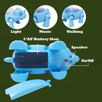 Musical Dancing Elephant Toy with Flashing Lights and Realistic Sounds, Musical Toys for Boys & Girls
