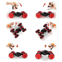 Stunt Car Twisting Drift Gesture Sensor Watch Control Toy Cars Flips with Lights Music

