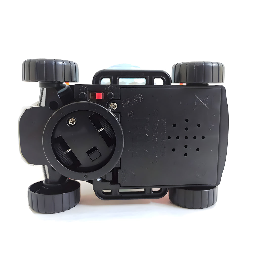 09 Future Musical &amp; Flashing Light Stunt Car Toy – 360° Rotating Action, Lights and Music