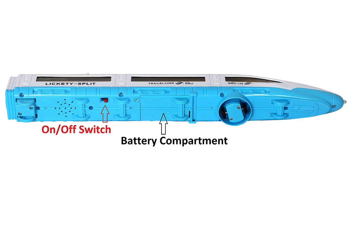 Bullet Train High Speed Colorful LED Light and Musical Sound Toy for Kids