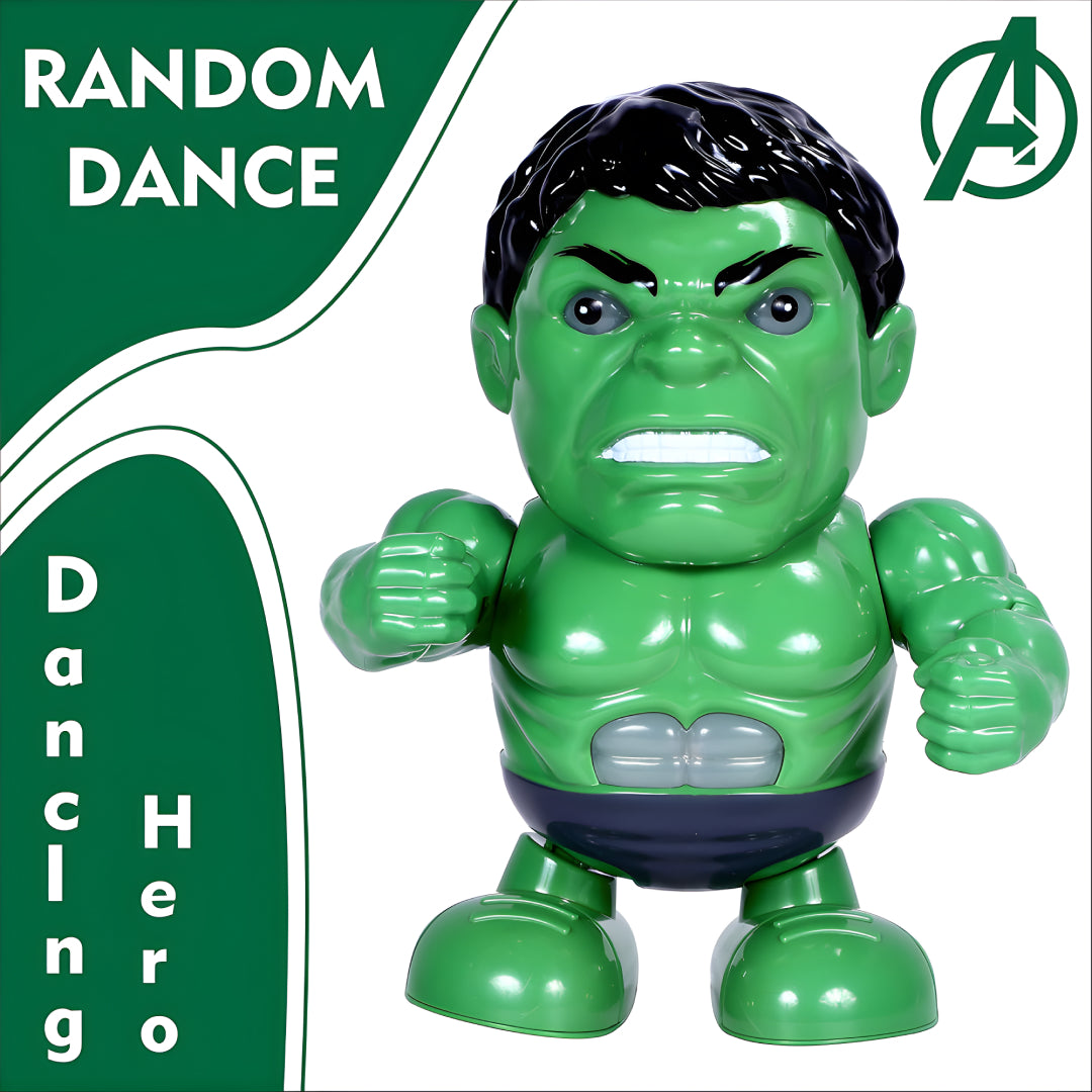 Dancing Hero Action Figure Toy – Musical & Light-Up Dancing Superhero-Inspired Toy for Kids