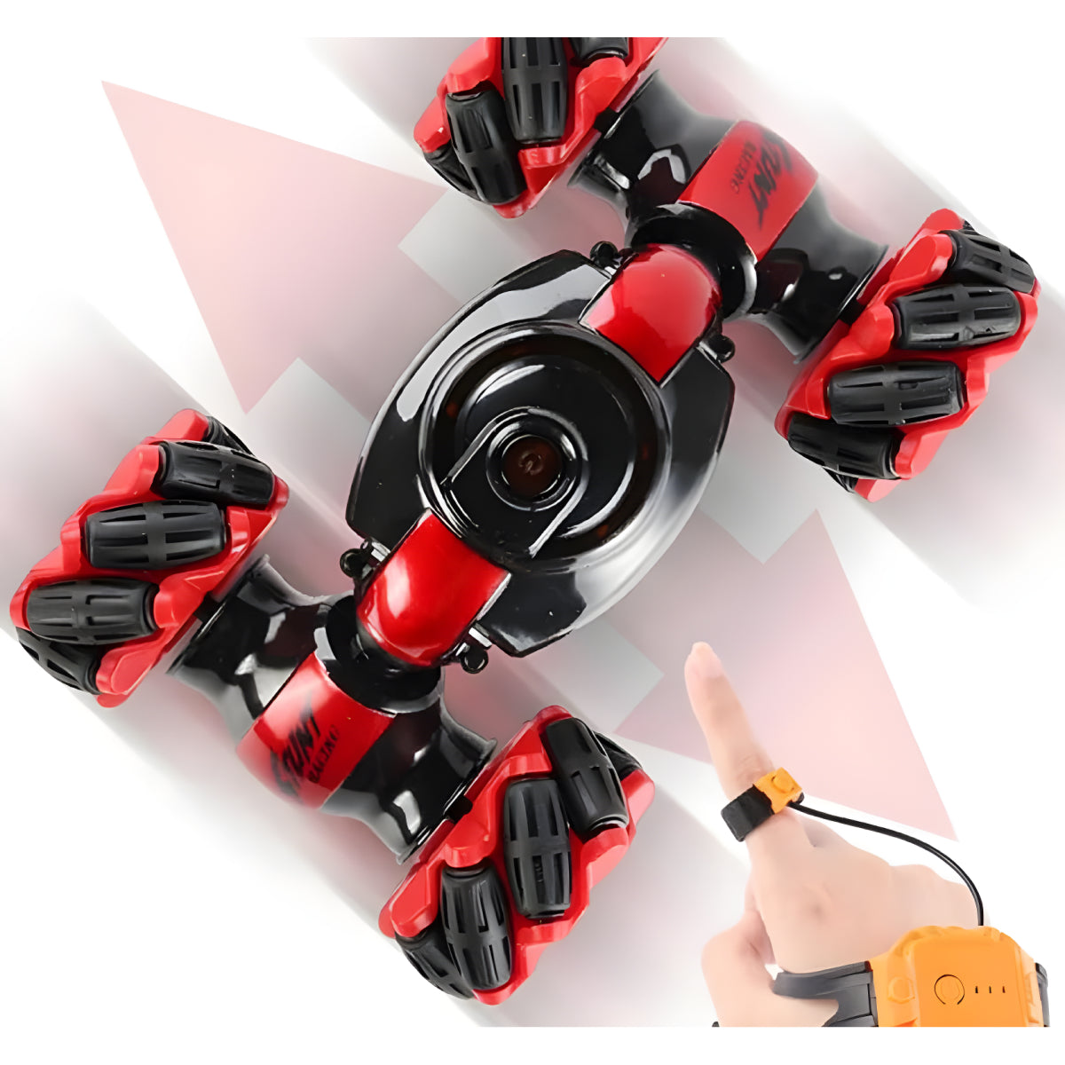 Stunt Car Twisting Drift Gesture Sensor Watch Control Toy Cars Flips with Lights Music