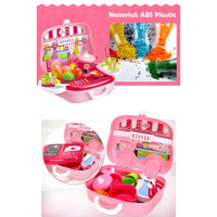 Kids Kitchen Playset with Carry Case – 26-Piece Pretend Cooking Toys for Boys & Girls – Role Play Chef Set for Toddlers and Children
