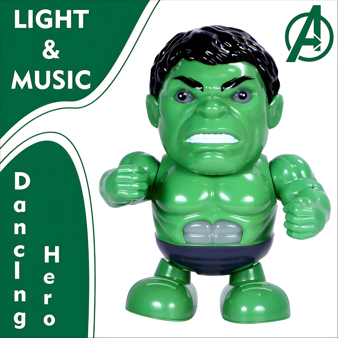 Dancing Hero Action Figure Toy – Musical & Light-Up Dancing Superhero-Inspired Toy for Kids