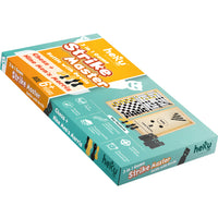 3-in-1 Chess Board Game Set – Strike Master, Nine Men’s Morris & Chess | Indoor Strategy Game for Kids & Adults

