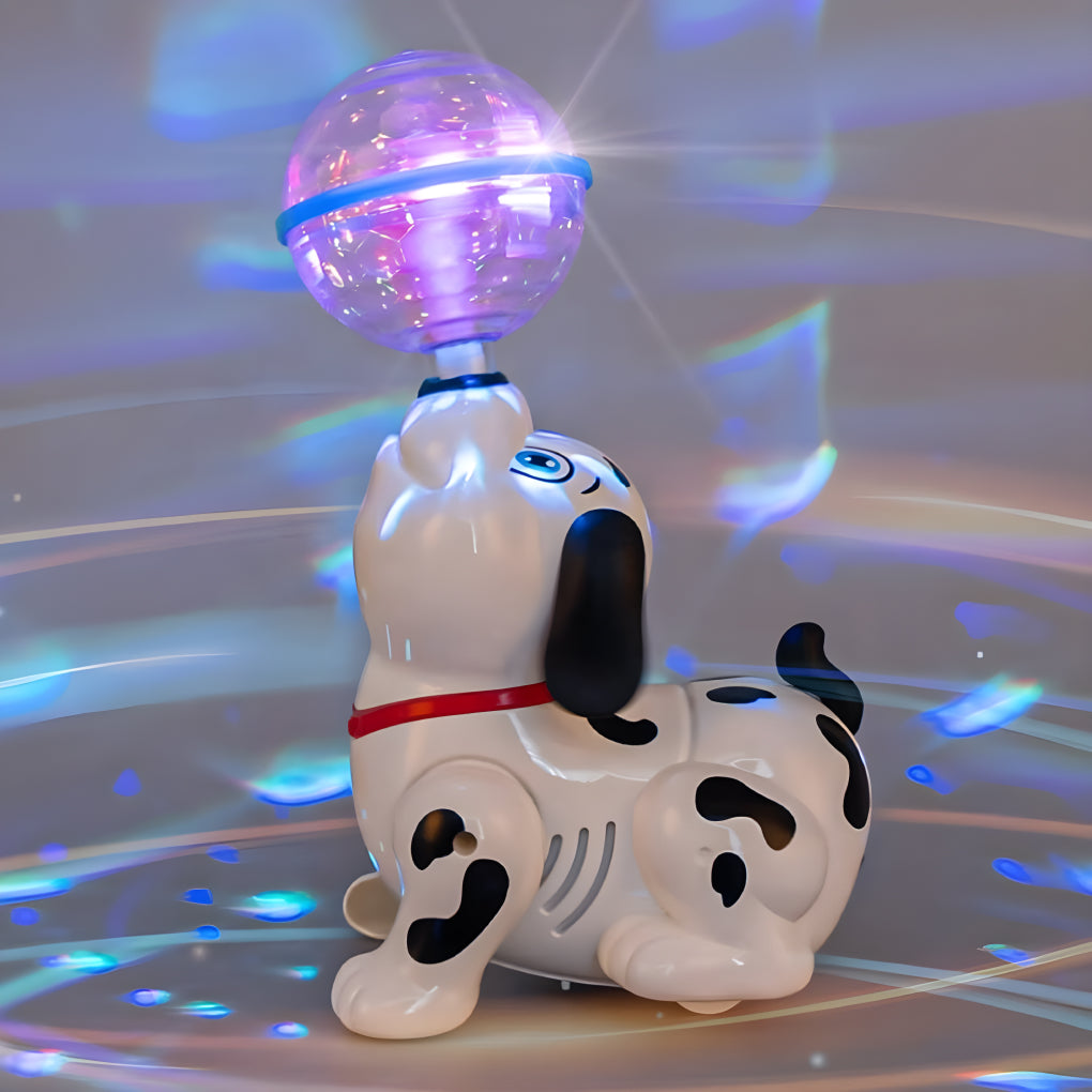 Dancing dog with music flashing best sale lights