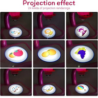 Kids Projector Drawing Table Set – Interactive Art & Tracing Toy with Lights, 24 Slide Patterns, Markers & Drawing Book

