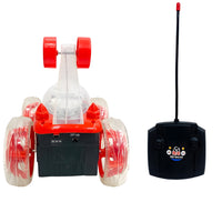 Remote Control Stunt Car 360° Rotating Rolling Radio Control Race Car with Lights and Music for Kids Girls Boys
