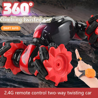 Stunt Car Twisting Drift Gesture Sensor Watch Control Toy Cars Flips with Lights Music
